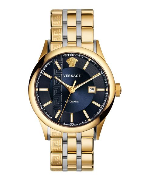 versace mens watches|Versace men's automatic watch.